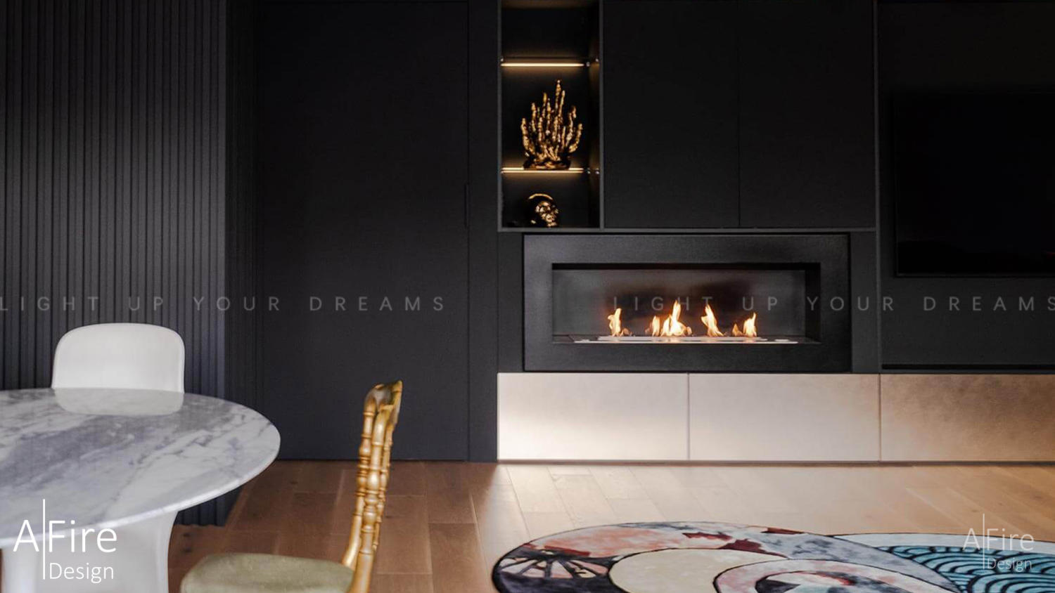 案例丨卢森堡 Showrooms BeHome Interiors 黑色定制储物柜-图2