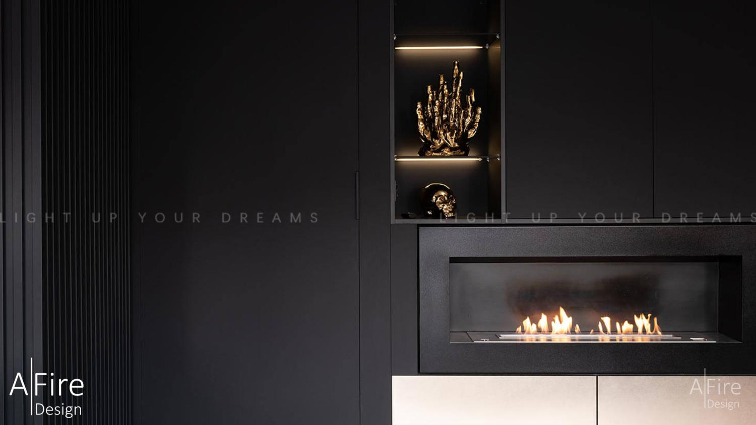 案例丨卢森堡 Showrooms BeHome Interiors 黑色定制储物柜-图1