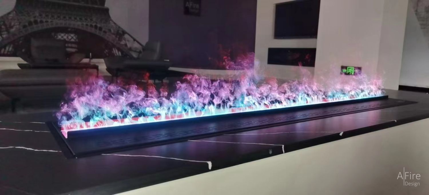 水离子雾化壁炉