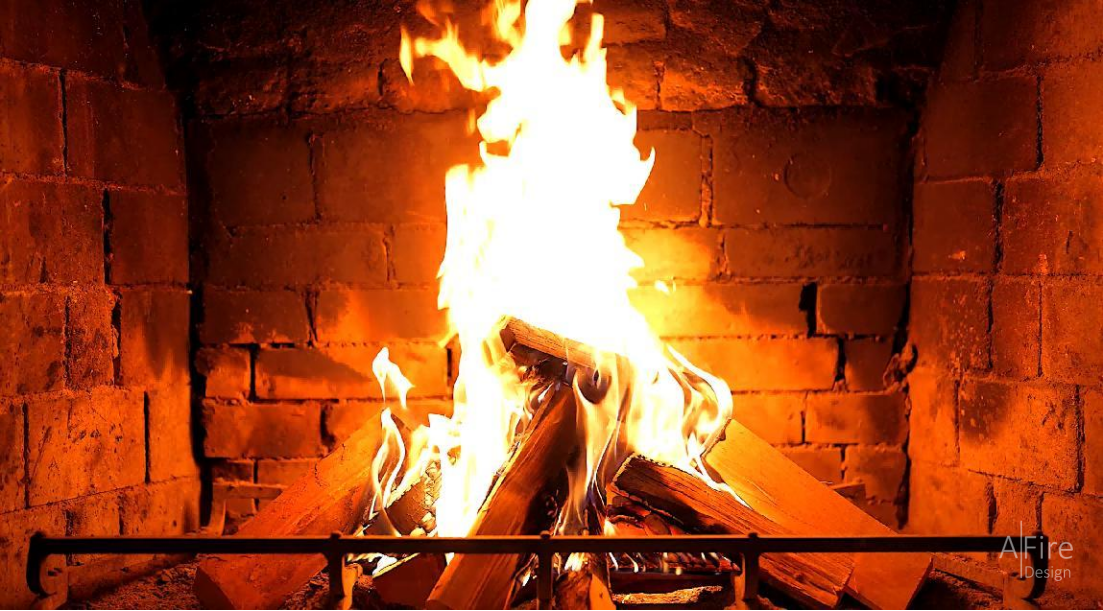 燃木壁炉